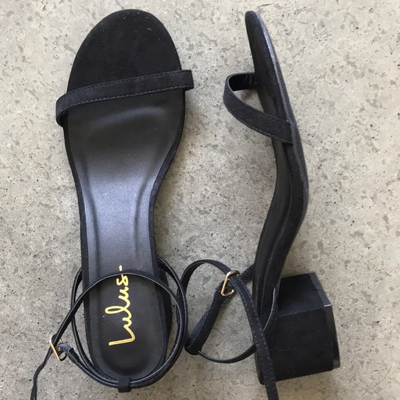 Lulus Shoes - Lulu’s Black Sandals. Never worn. Fits an 8-8.5
